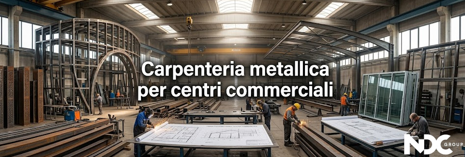 Scopri le soluzioni di carpenteria metallica per centri commerciali Carpenteria metallica per centri commerciali