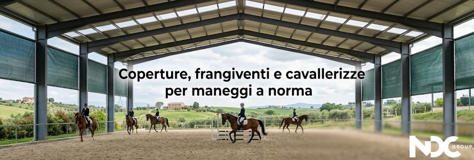 Coperture antipioggia e anti raggi UV per maneggi a norma