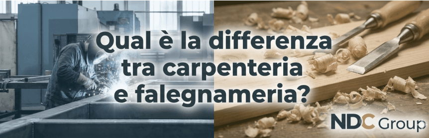 Qual è la differenza tra carpenteria e falignameria?